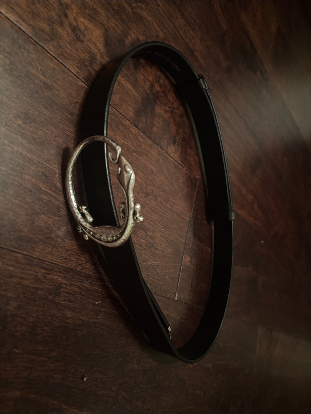 Adjustable Chicos Lizard Belt - Size Sm